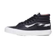 Vans Vault Buty OG SK8-Hi LX Premium Leather Pony Hair Zebra (VN0003T0IJ0) - SS16